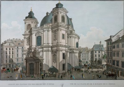 Vienna, St. Peter / Schütz by Carl Schütz